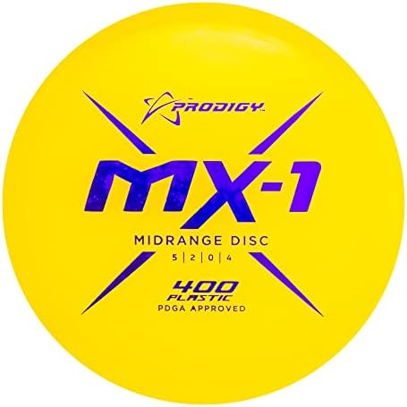 דיסק Prodigy 400 MX-1 | דיסק גולף מאוד גולף גולף | מטפל בכל רוח או כוח | ניתן להתגבר בעקביות בכל תנאי | עמיד וגומי 400 פלסטיק